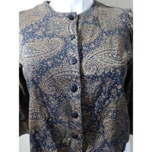 Miss OOPs California Vintage Shoulder Pads Bottom torerito Top paisley design